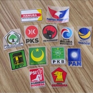 Dtf Sticker Screen Printing Indonesian Party LOGO Screen Printing Sticker