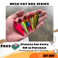 Meiji Fat Boy Budak Gemuk Series Handmade Metal Jig Fishing Jig 60g/ 80g