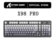 ATTACK SHARK X98PRO Wireless Mechanical Gaming Keyboard Gasket Hot Swappable Side Printed PBT Keycap