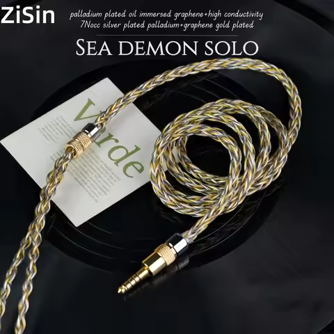 ZiSin-306 IEM Earphone Upgrade Cable with 3.5/2.5/4.4mm MMCX 0.78 2-pin ForHEXA KATO Monarch IE500 4