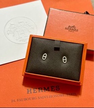 Hermes earrings，Hermes Farandole earrings 愛馬仕純銀豬鼻子耳釘耳環