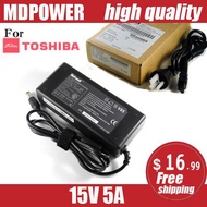 15V 5A 75W For Toshiba 6.3*3.0mm Satellite A10 M10 A2 A9 M2 M5 M9 A600 M500 R500 M400 J4 Laptop Powe