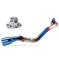 For YAMAHA Cygnus 4/5 bws Zuma 125 Motorcycle Exhaust Modified Front Link Pipe Connect 51mm Muffler 
