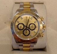 Rolex 勞力士16523 鑽石盤面，黑色計時圈，手錶，名牌手錶 古董勞力士 新舊手錶 古董錶 二手錶 懷錶 鐘錶，男錶 女錶，報價，勞力士(Rolex)、全套，Full Set，淨錶，帝舵（Tud