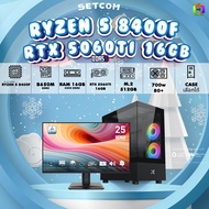 SETCOM+MONITOR BONMECOM2 ครบเซ็ตพร้อมจอ/ CPU AMD AM5 RYZEN 5 8400F/ RTX 5060TI 16GB/Case เลือกได้