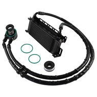 Oil Cooler + Filter Sandwich Plate Adapter Hose Kit 13 Row AN8 For VW Scirocco Audi Jetta Golf MK5 M