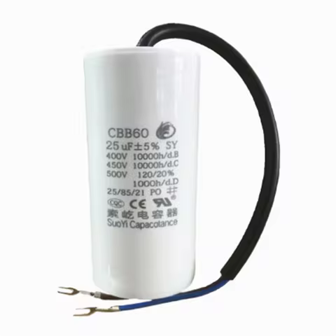 CBB60 450V motor washing machine dehydrator water pump starting capacitance 5UF 10 20UF 25UF 30UF 35
