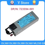 Kedai Y Untuk HP DL360 DL380 DL388 DL560 ML350 G9 Bekalan Kuasa Pelayan HSTNS-PC40 500W 723594-001 7