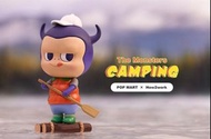 全新 Pop Mart x How2Work Labubu The Monster Camping YaYa Wooden Raft 盲盒