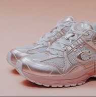 只著過一次 Coach 粉紅波鞋 連盒metallic pink size US5.5B/CN230/EUR36