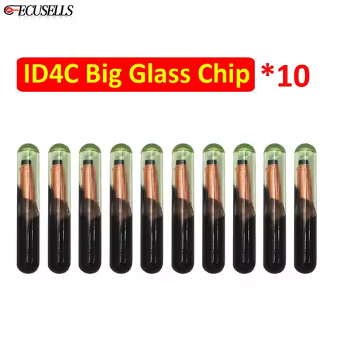 Ecusells 10Pcs/Lot ID4C Big Glass Chip ( After Market ) ID 4C Car Key Chip for Ford for Toyota for M