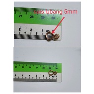 Ring 8 tembaga racik ayam hutan 25 pcs, kepala double.