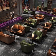 Cafe Hotel Western Restaurant Table Chair Card Seat Bar Clearing Bar Sofa Sofa Combination Retro Cha