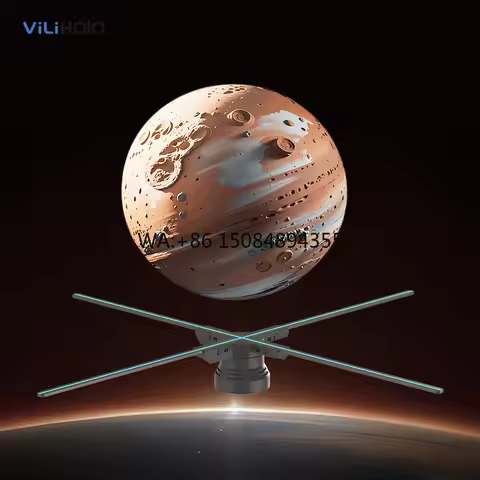 3D Hologram Fan LED Holographic Display Screen Transparent Advertising Display Commercial Digital Si