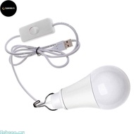 TD LED Bulb Portable Camping Lamp Mini Bulb LED USB Power 5W 6500K USB Bulb