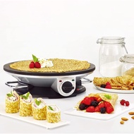 No Edge Crepe Maker - 13 Inch Crepe Maker & Electric Griddle - Non-stick Pancake Maker- Crepe Pan