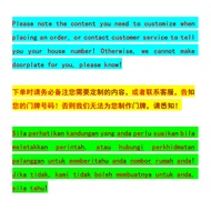 3D Customized House Number Plate Address House Number Plate Address Acrylic Sign Doorplate Number Pl