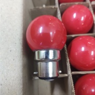 Round light bulb with red light holder for altar