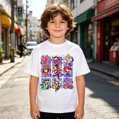 Amazing Digital Circus T-Shirt kids T-Shirt Circus Fan Gift Circus Theme Hoodie Anime Gift Birthday 