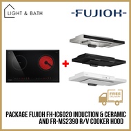 [BUNDLE] FUJIOH FH-IC6020 Induction Hob 65cm and FR-MS2390 R/V 900MM Super Slim Cooker Hood