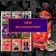 One Piece Card Game OP13 SR Set Ace Sabo Luffy Uta Yamato Bonney Gorosei OPTCG Japan Original
