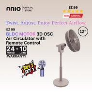 nnio EZ99 BLDC 12" Stand Fan with Remote (Twist & Release Fan Head)