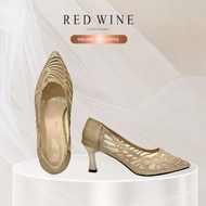 {PREMIUM QUALITY} Red Wine U9223-77 BELINDA Women's High Heels 7cm