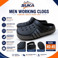 ✅Size 40-45 Men Chef Shoe Waterproof 23359