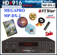 The FTSTAR MEGAPRO (MP-DX2 Player) MP-DX-2  Karaoke DVD Player with 20,000 songs, Free CD Songbook&s