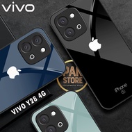 Softcase Glass Case Vivo Y28 4G 2024 Latest Vivo Y28 4G Mobile Phone Case - Mobile Phone Protector -