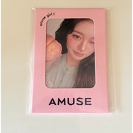 Wonyoung ive x amuse photocard pc