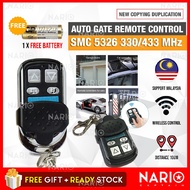 NARIO 4 Dalam 1 Autogate Door Remote Control Key Duplicator Smc5326 330 / 433Mhz Tukar Auto Gate Pengawal Bateri Percuma