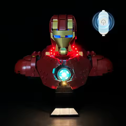 LYBMTWF LED Lighting Kit Compatible with Lego 76327 Bust Block (NOT Include The Model Bricks)