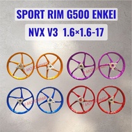 SPORT RIM G500 ENKEI NVX V3 CANDY COLOUR  BLUE/ ORANGE/ RED/ PURPLE (1.6×1.6-17)