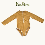 lullypop One-Piece Girl Swimwear in Sunkissed Color | UPF 50+ Swimsuit for Kid