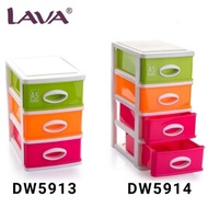 LAVA A5 Drawer DW5913 /DW5914Plastic Multicolored 3 Tier Drawer 4 TIER DRAWER