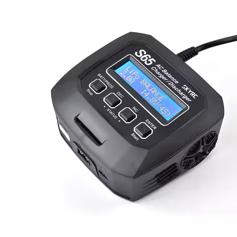 S65 SKYRC AC Balance Charger 10W Discharger XT60 Connector 65W 6A Smart Charger for LiPo/LiFe/Lilon/