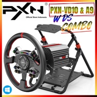 COMBO PXN VD10 W DS R2 with A9 Steering Wheel Direct Drive Game Racing Simulator