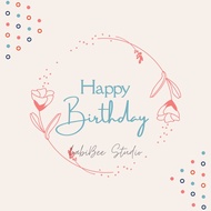 Canva Design 🔥 Minimalist Birthday Card | online seller | e-Card