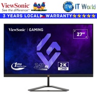 Itw | Viewsonic Gaming Monitor VX2758A-2K-PRO-3 27" 2560x1440 QHD, 240Hz, IPS, 1ms, Flicker-free