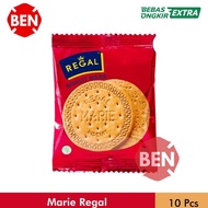 Biskuit Marie Regal 1 Renceng 10 Pcs Sachet 15gr 15gram Pak Dus