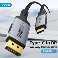 Jasoz Thunderbolt Type-C to DP Displayport Cable Alloy 8K/60Hz 4K 120Hz USB C to DisplayPort Adapter