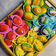 3D Mixed Fruit Flavor Gummy Candy: Mango, Durian, Coconut, Strawberry Flavor 200g Pack
