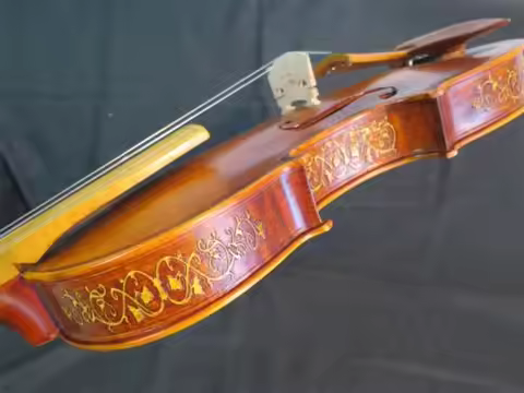 Baroque Hand Carved 4/4 Violin Professional Maestro Grade Acoustic String Instrument #10710