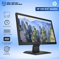 HP Monitor V20 LED Backlit HD / Monitor Anti Glare 1H849AA /Support CCTV Camera 19.5"/ Low Blue Ligh