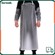 SERENDI Kitchen Apron, Thickened Translucent Cafeteria Apron,  Oil Resistant 80x110cm Waterproof Wor