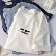 3158 cotton t-shirt, loose shirt for men and women with THE ONE -THUBIO98
