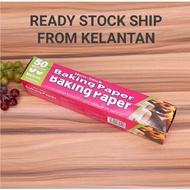 READY STOCK 5/10/20/50M BAKING PAPER WITH CUTTER