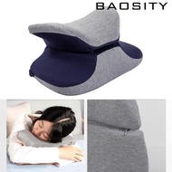 [Baosity] Travel Pillow Memory Foam Neck Pillow Support Pillow Portable Compact &amp; Dark Blue