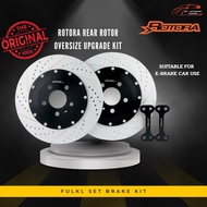 Rotora Rear Rotor Upgrade Size Full Set Brake Kit